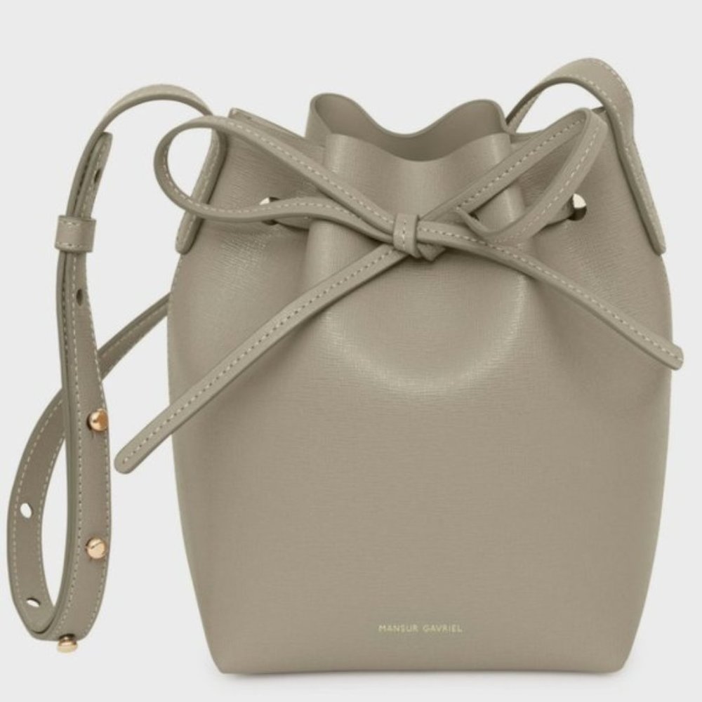 Mansur Gavriel Elefante Saffiano Mini Mini Bucket